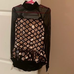 Weismann black and gold costume. IC